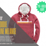 Wine melange hoodie