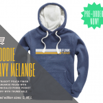 Navy Melange hoodie